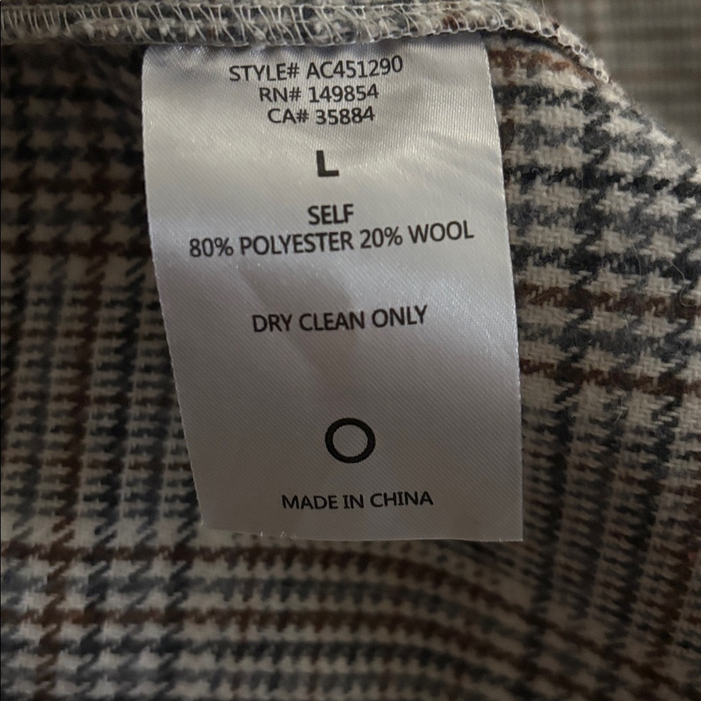 Plaid Houndstooth Shacket - image 4